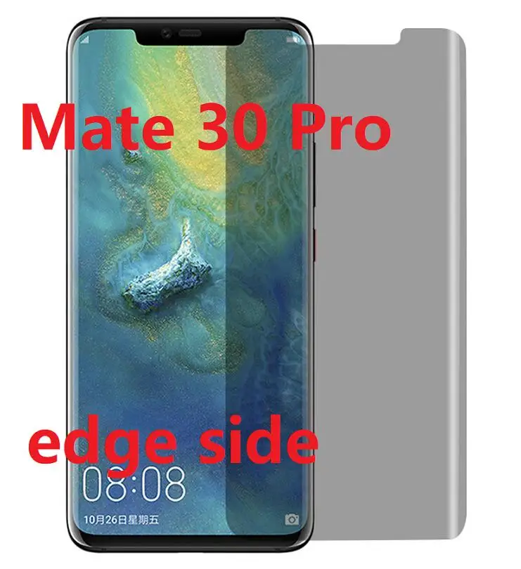 Для huawei mate 30 Pro и huawei mate 30 Lite, закаленное стекло, антибликовое, 3D полное покрытие, защитная пленка, защита экрана - Цвет: Mate 30 Pro