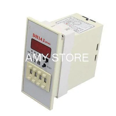 

DH14J 1-9999 (x1, x10, x100) 4-значный дисплей реле 11 контактов 220 В переменного тока