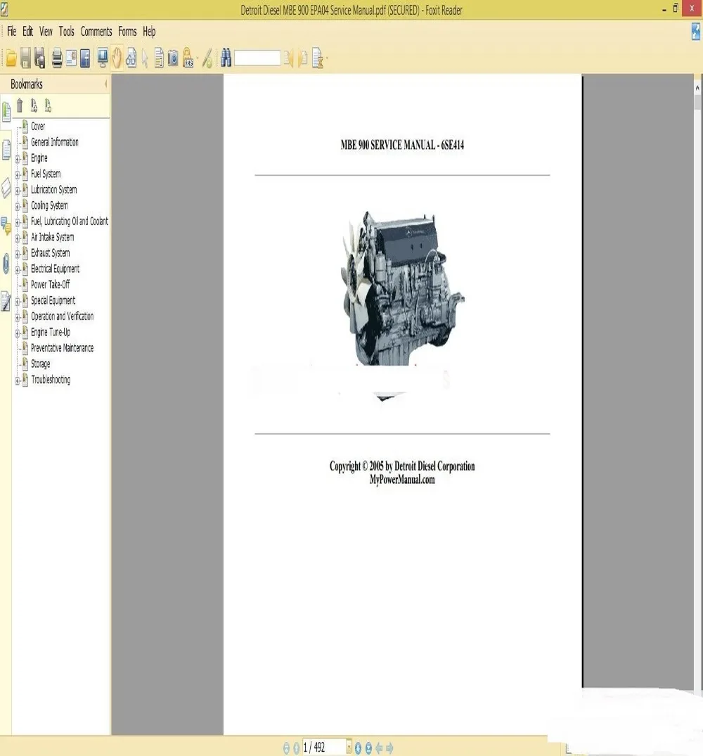 Детройт дизель MBE 900 учебный центр поддержка документации|detroit diesel|document |