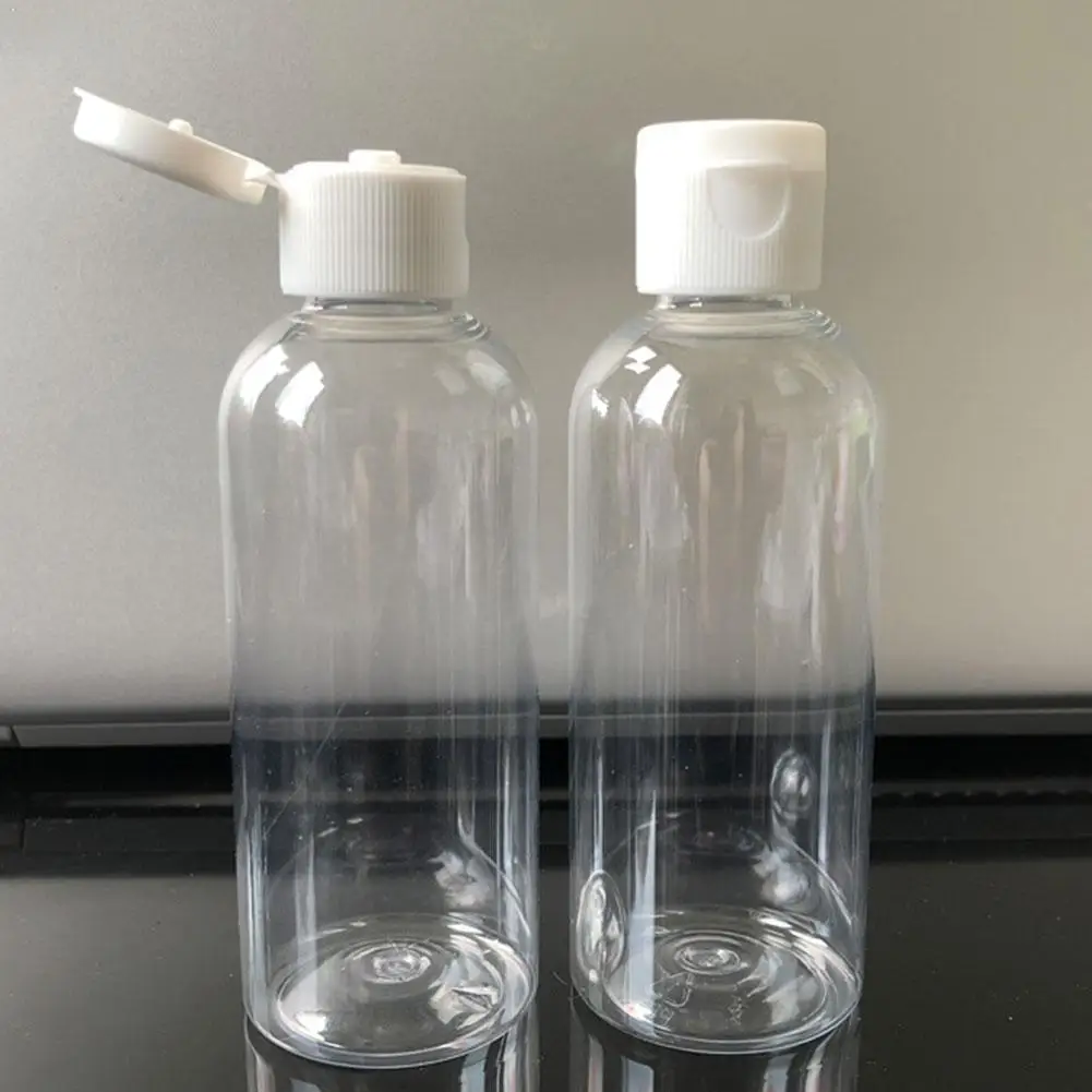 

Flacon Vide Plastique 60ml/75ml/80ml/100ml/120ml Makeup Bottles For Liquid Cap Empty Lotion Plastic Cream Flip C0O4