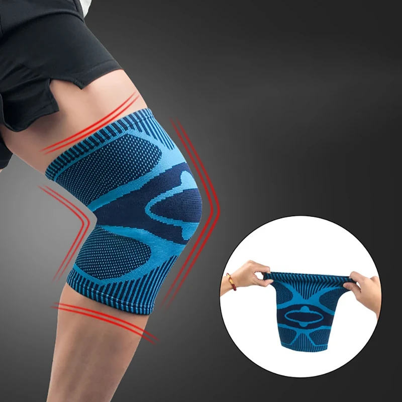 Knee Pad, Knee Brace Knee Support, Honeycomb Crashproof Football Basketball Kneepad, Short Compression Leg Sleeves(Single) hs