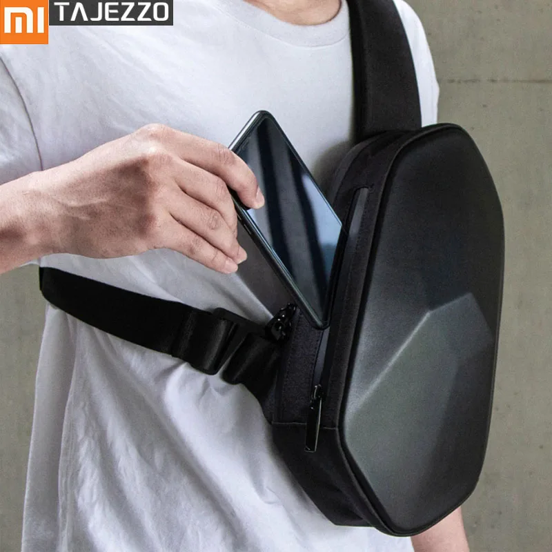 

Xiaomi Mijia BEABORN Polyhedron PU Backpack Bag Waterproof Colorful Leisure Sports Chest Pack Bags For Mens Women Travel Camping