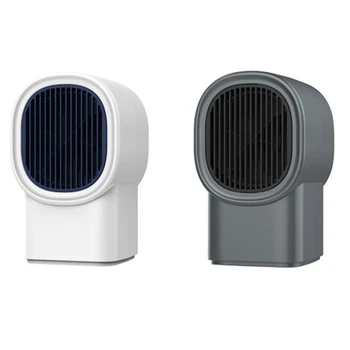 

Electric Wall Heater Mini Portable Plug-In Personal Space Warmer Adjustable Thermostat Indoor Heating Camping Any Place US PLUG