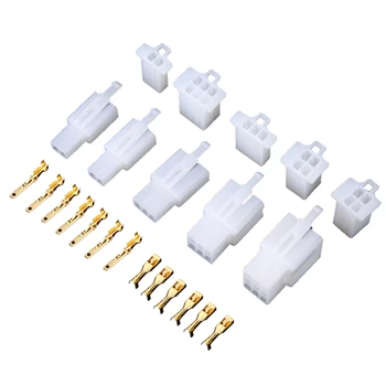 

580pcs 2.8mm 2/3/4/6/9 Pin Motorcycle Automotive Electrical Wire Terminal Male Female Cable Connector Plug Kits