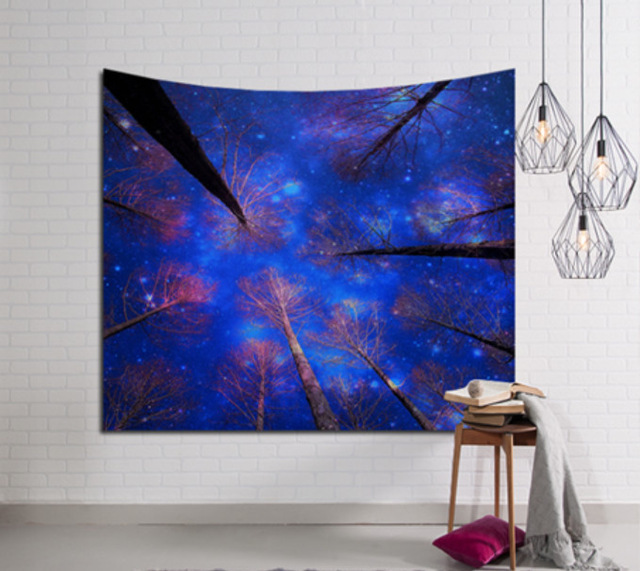 Decoration Home Decor Galaxy Hanging Wall Tapestry Hippie Retro Home Decor Yoga Beach Mat India Decoration Mural Tapiz