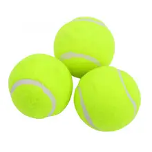 3 шт., набор профессиональных резиновых теннисных мячей с высокой стойкостью, тренировочный мяч для занятий теннисом, для школьных клубных соревнований, тренировочных упражнений