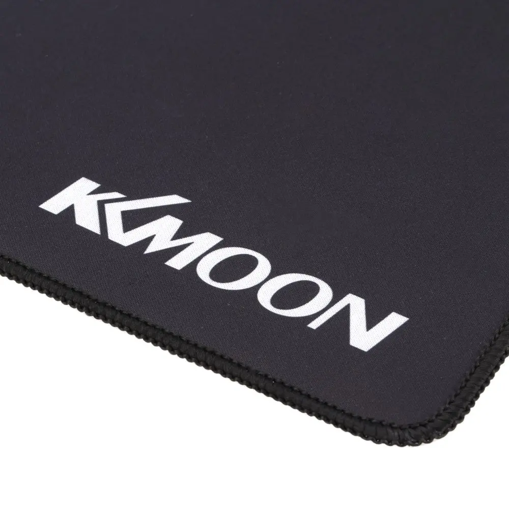 KKmoon игровой коврик для мыши Расширенный водостойкий Противоскользящий резиновый коврик-черный
