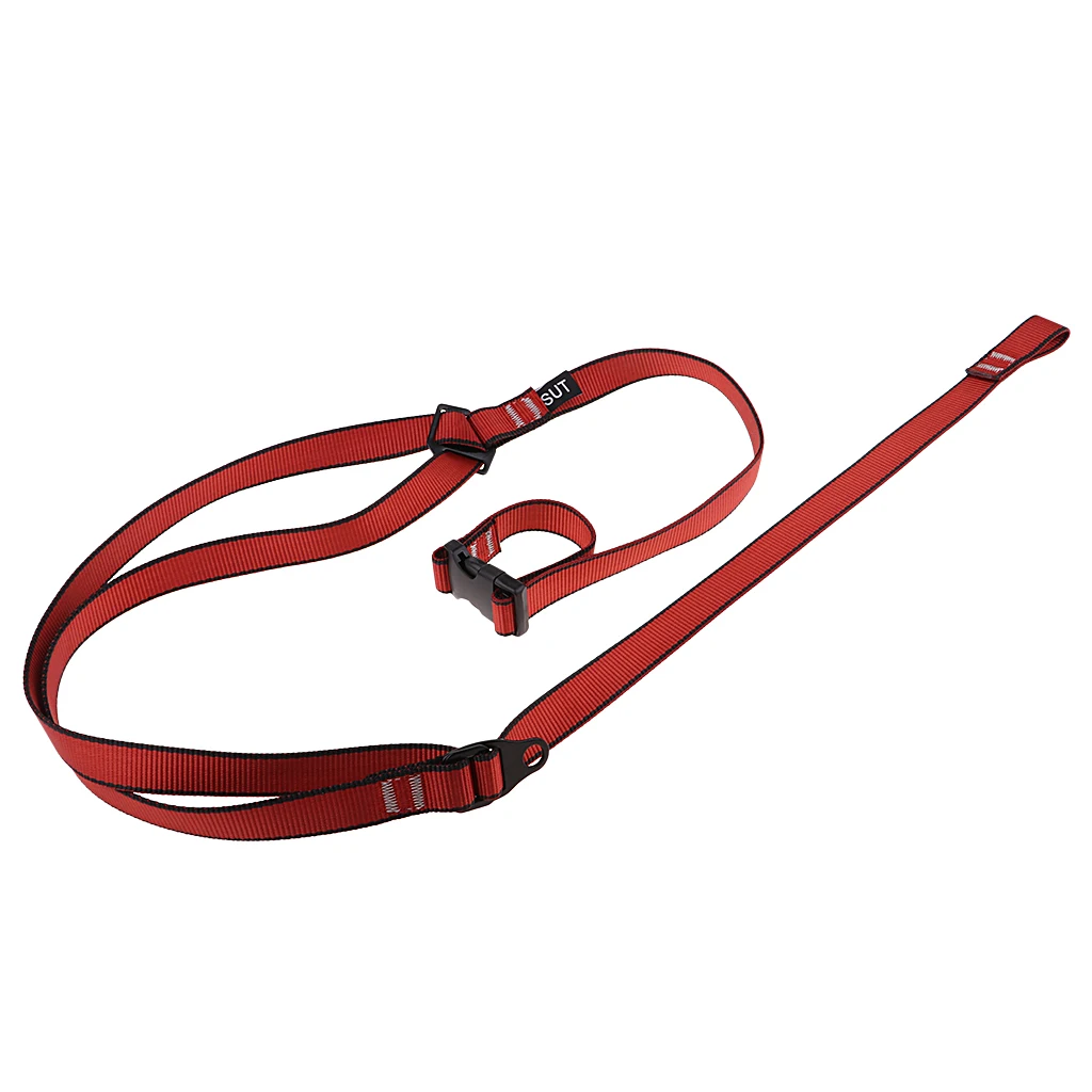 Adjustable Rock Tree Climbing Harness Chest Ascender Shoulder Strap Belt