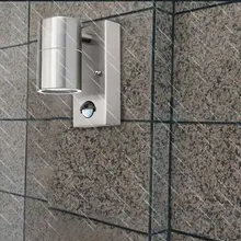 Датчик индукционного движения настенные светильники вверх/вниз или из нержавеющей стали на открытом воздухе