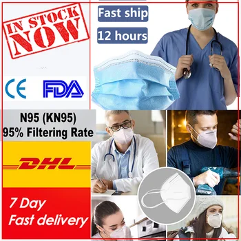 

Ship To USA DHL 20Pcs FP2 Reusable n95masks n95mask kn95mask facemask