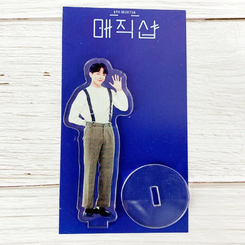 KPOP Bangtan мальчики 5TH MUSTER FESTA прозрачный Стенд Рисунок доска карта душа Persona Love Yourself JUNG KOOK JIMIN JIN SUGA - Цвет: JUNG KOOK