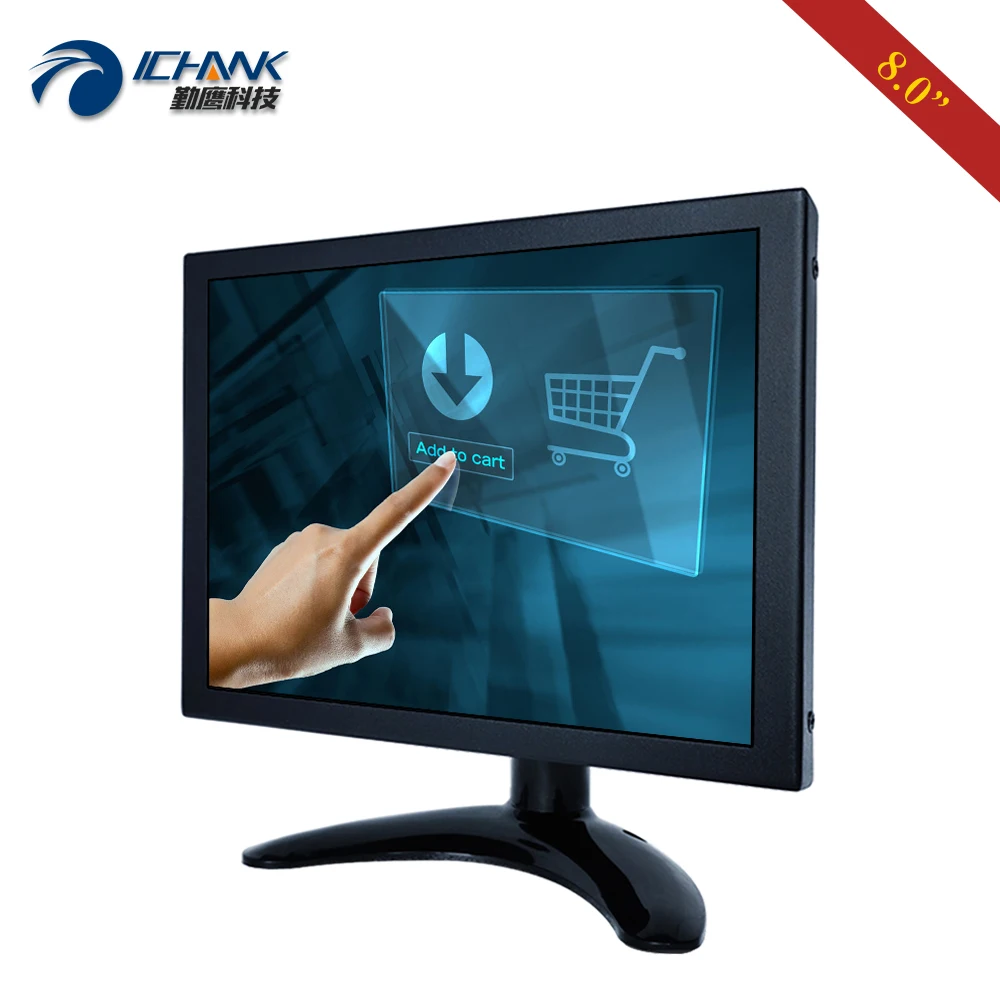 HDMI Է VGA USB   ݼ ̽,  ׼ ġ ũ  ZB080TC-262R, 8 ġ ÷, 1024x768 4:3