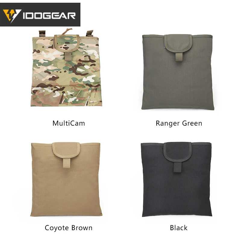 IDOGEAR MOLLE Dump Pouch Magazine Drop Pouch, сумка для хранения, сумка для утилизации, камуфляжная, для страйкбола, тактическая, EDC Pouch 3543