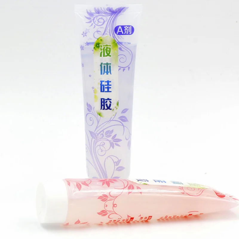 

200g Mold Making Silicone Kit Natural defoaming Non-toxic Non-odor Normal temperature cured 1:1