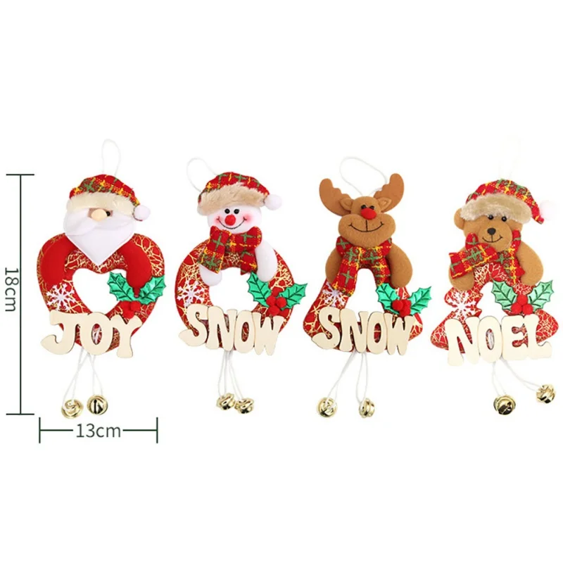 DIY рождественские подвесные елочные топперы подвесной Декор Подвесные Украшения Снеговик Санта Клаус Рождественский северный олень дерево подвесные украшения
