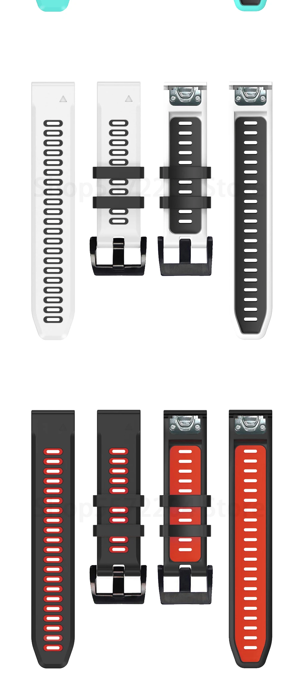 22 26MM Quick Release Bracelet Silicone Watch Wrist Band Strap For Garmin Fenix 6 6X Pro Fenix 5 5X Forerunner 935 945 Wirstband