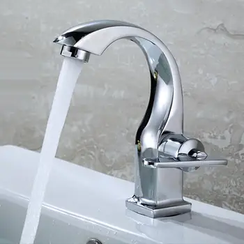 

Chrome water Basin Faucet for Bathroom Kitchen Single Handle Sink Wash Basin