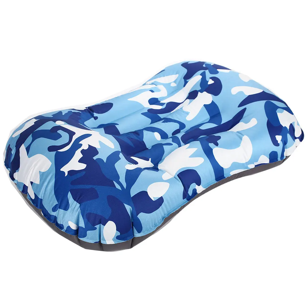 camouflage Подушка для путешествий Кемпинг подушка надувная Подушка спальный коврик для кемпинга Подушка изучения автомобиля помощи просмотра ТВ ультра-легкие удобные - Цвет: camouflage