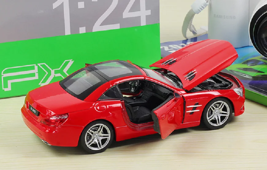 Welly 1:24 Benz 2012 SL500 литая под давлением модель автомобиля в коробке