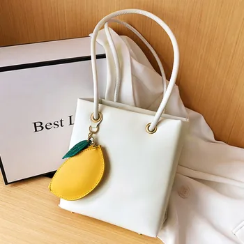 

Simple Casual Women Shoulder Bag PU Leather Small Ladies Handbag Cartera Mujer Hombro Crossbody Tote Bag with Purse