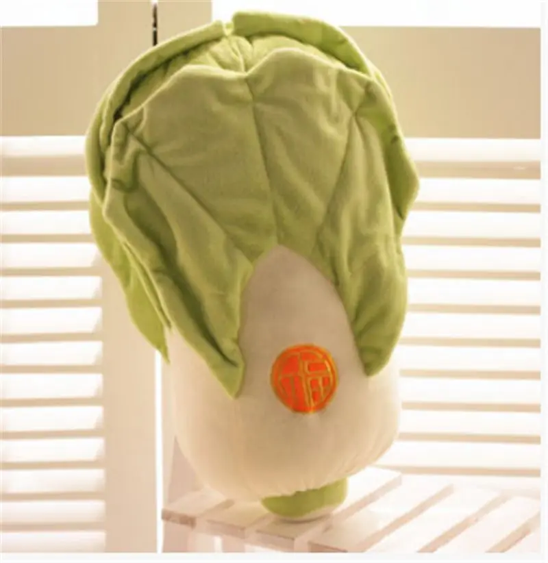 

45cm plush simulation Vegetable Cabbage shape lifelike Pillow Cushion Headrest soft Early education good quality christmas gift