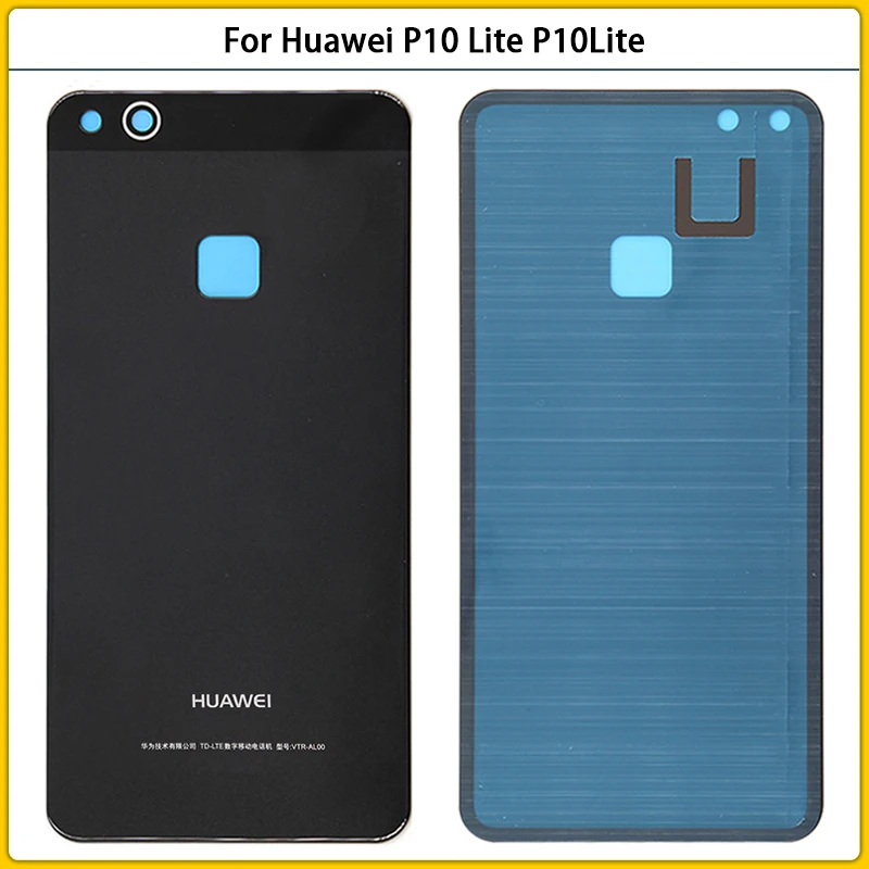 Оригинальная задняя крышка аккумулятора 5 2 дюйма для Huawei P10 Lite дверь 3D стеклянная