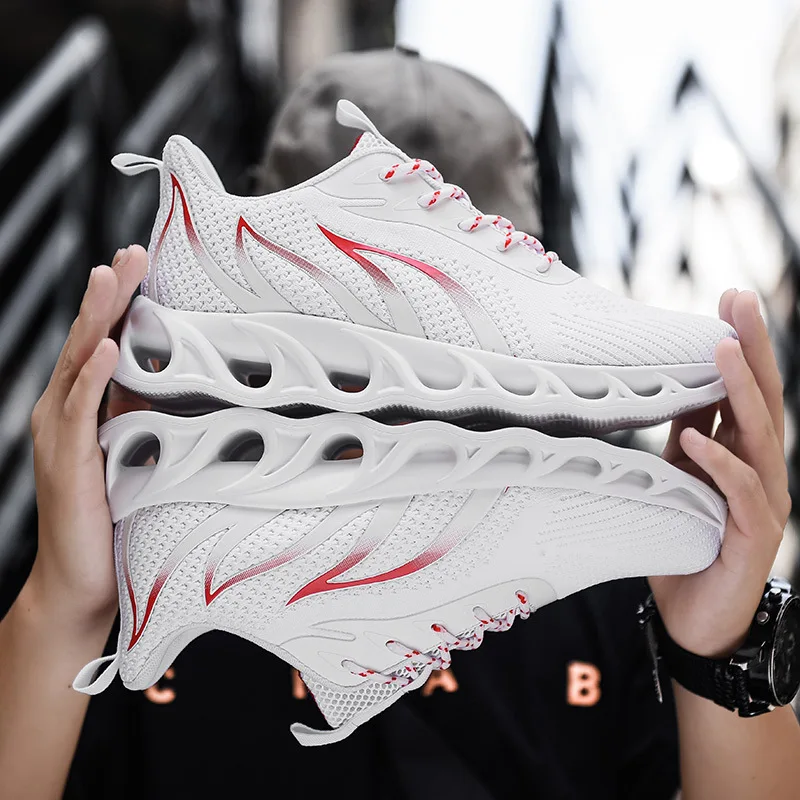

MEN'S Shoes Autumn 2019 New Style Cross-Large Size Blade Shoes Fashion Flames Casual Shoes Breathable Athletic Shoes