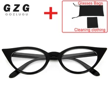 Новинка, сексуальные оптические очки "кошачий глаз", женские прозрачные очки, брендовые дизайнерские винтажные прозрачные очки, оптическая оправа oculos