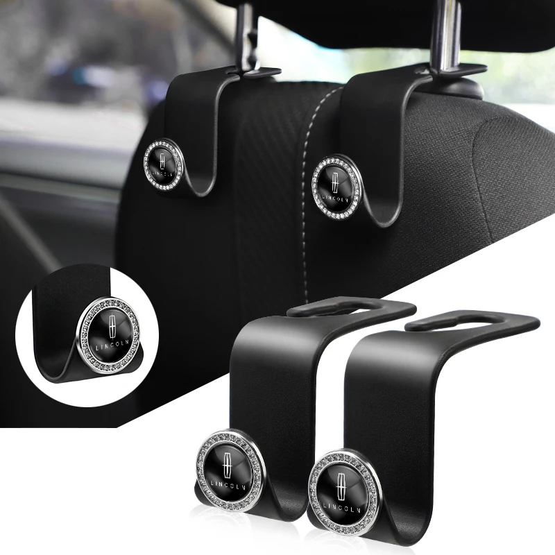 2Pcs Universal Portable Car Seat Back Hook Accessory For Lincoln Continental Navigator MKC MKT MKZ MKX MKS MKX-Aviator Flyer | Автомобили