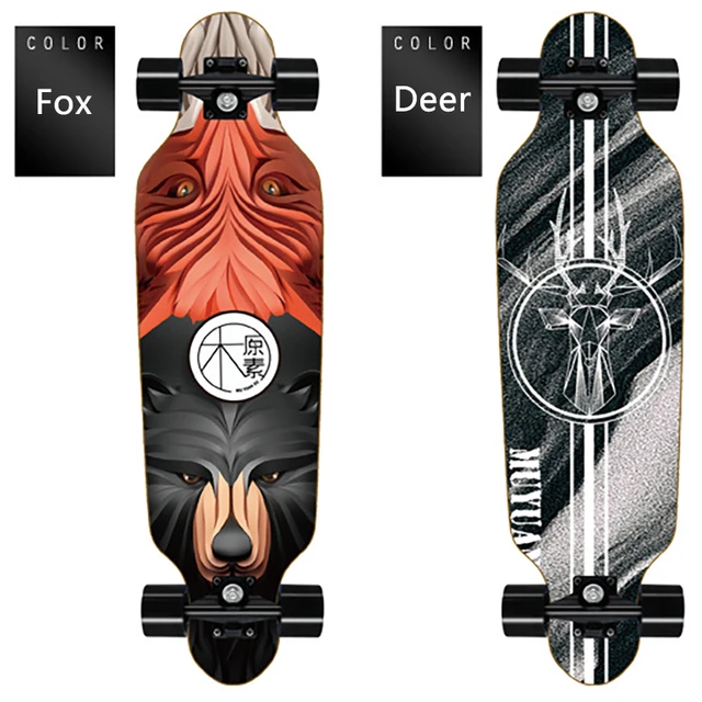 Longboard Skateboard Adult Teenager Boys and Girls Professional Brush  Street Four Wheel Mute Scooter…See more Longboard Skateboard Adult Teenager  Boys