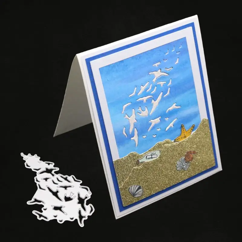 Aisoway 1 Set Fiore Fustellati Fustelle Francobolli Goffratura Stencil per Card Making Scrapbooking Album di Carta Fai da Te Crafts 