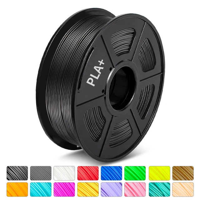 Muti-Color PLA PETG SILK Filament 1.75MM 1KG Suitable For All Types Of FDM3D Printers Accuracy Dimension +/-0.02MM VacummPacking PLA PLUS Black