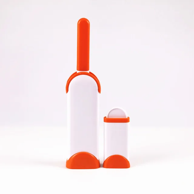 orange set Инструмент для ухода за бородой для собак кисточка для удаления волос собака кошка мех Основа щетки двухсторонняя домашняя мебель, диван, щетка для чистки одежды - Цвет: orange set