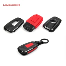 

Car Key Case Protection Key Cover Shell Keychain Ring Accessories Remote 3 Button Keyless for Toyota Camry 2018 2019 2020 2021