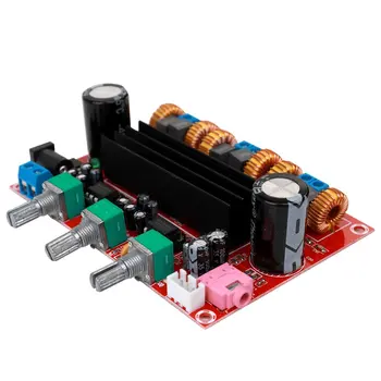 

Xh-M139 2.1 Channel Digital Power Amplifier Board 12V-24V Wide Voltage Tpa3116D2 2*50W+100W