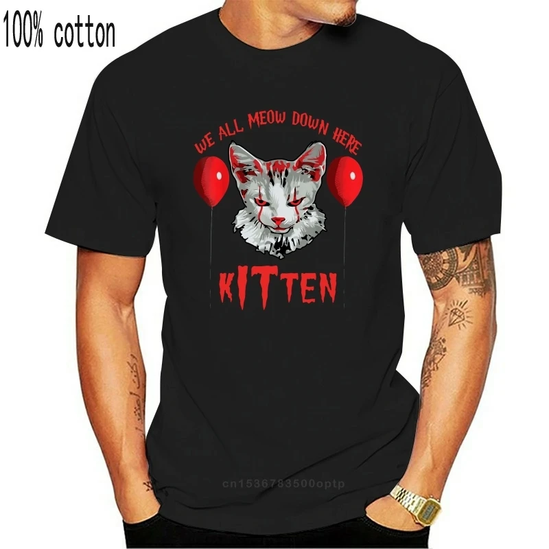 Kaus Kucing Badut Baru We All Meow Down 
