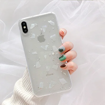 From Jenny оболочки Оловянная Фольга для iPhone 11 Pro x xr xs max 6 6s 7 8 Plus Прозрачный чехол для телефона с надписью ТПУ Мягкий защитный чехол - Цвет: Белый