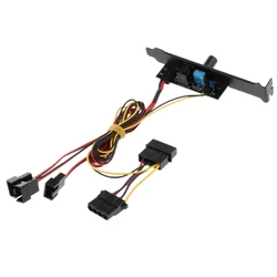 Contrôleur de vitesse de ventilateur de refroidissement, 3 canaux, pour boîtier CPU HDD DDR VGA AS L 