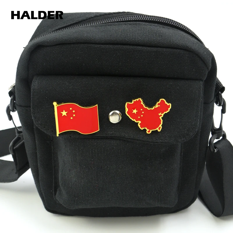 HALDER, китайский национальный флаг, карта, сплав, брошь, модная, персональная, Джинсовая, пальто, рубашка, рюкзак, булавка, ювелирное изделие, Нагрудный значок, аксессуар