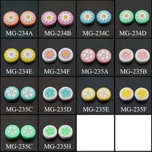 YuXi-Thumb Stick analógico de silicona para Nintendo Switch/LITE NS, tapas de agarre para mando JoyCon, color rosa y azul