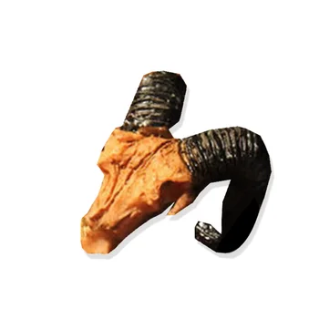 

Resin Simulation Head Bone Skull Shape Terrarium Reptile Hide Cave Aquarium Fish Tank Landscape Decor Ornament