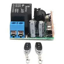 DC 12V 10A реле 1CH Беспроводной RF пульт дистанционного управления передатчик+ приемник