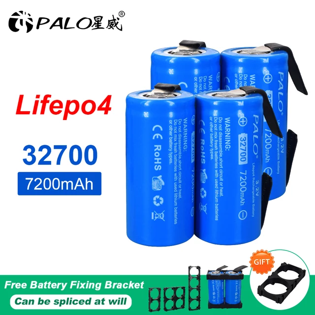 Original 3.2V 32700 LiFePO4 Battery 7200mah 35A Continuous Discharge Maximum 55A High power battery 32700