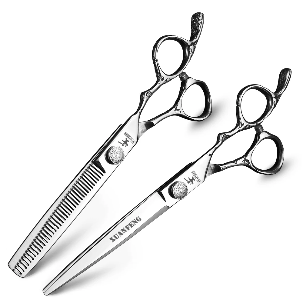 Набор парикмахерских ножниц из стали 440C 6 дюймов 7 японские ножницы для волос с