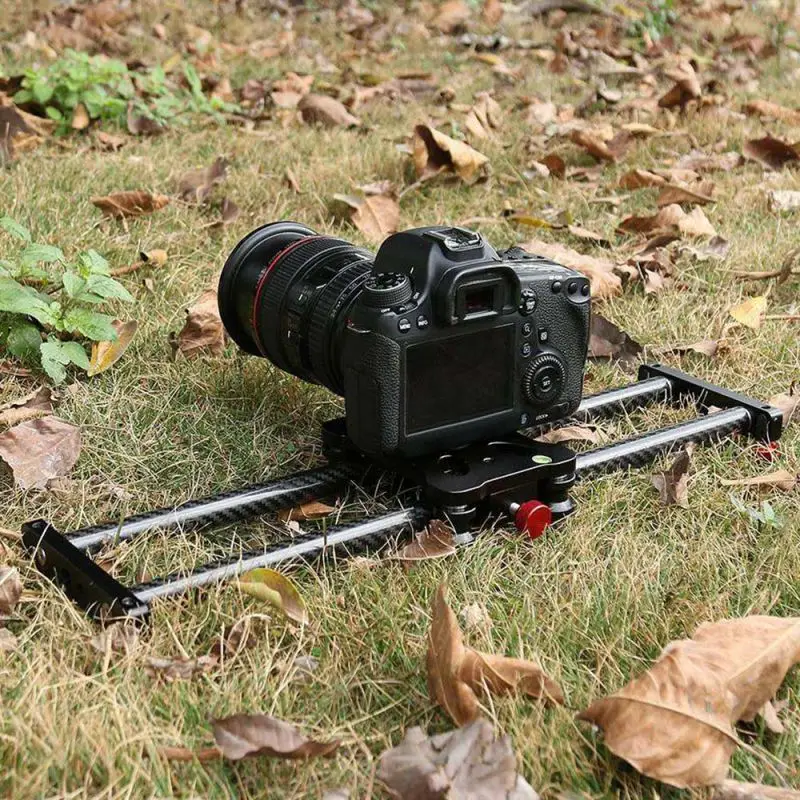 Углеродное волокно мини настольный направляющий подшипник стабильность для SLR микро одиночный Nikon Canon Pentax sony камера и смартфон