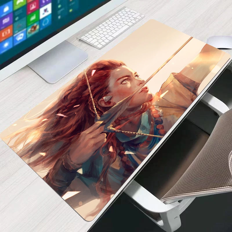 Horizon zero dawn Mouse pad  Computer Laptop Anime Keyboard Mouse Mat Large Mouse Pad Keyboards gamer desk Mats