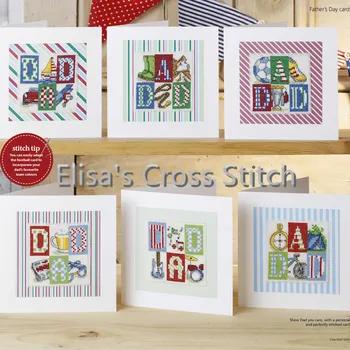

CD55 14ct DIY Invitation Greeting Card With Special Art Popular Full Set CrossStitch Greeting Card Cake Birthday Christmas Gift