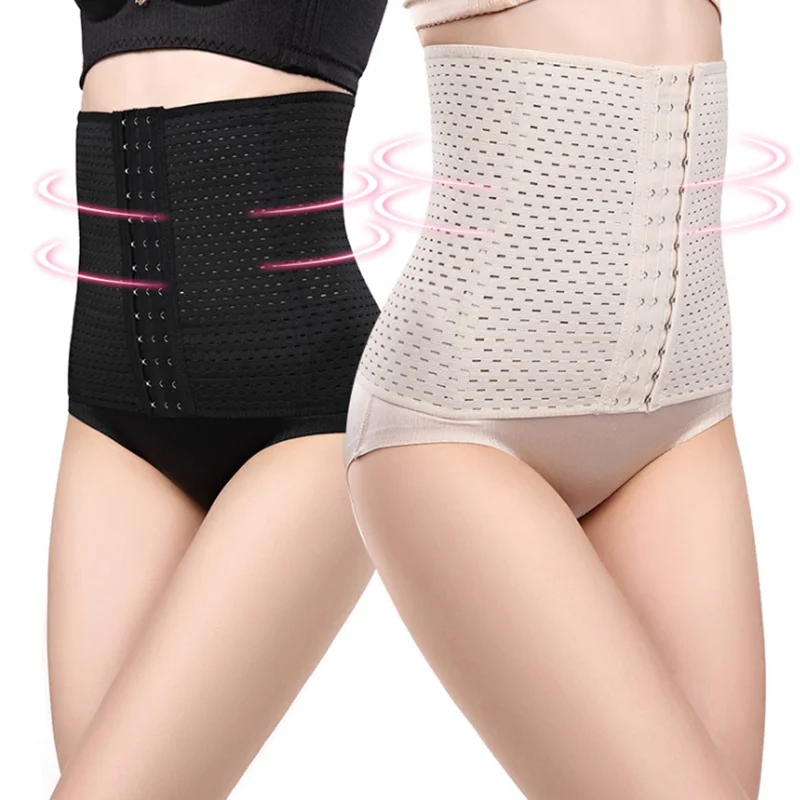 Women Waist Trainer Body Shapers Slimming Belt Modeling Strap Steel Boned Postpartum Band Sexy Bustiers Corsage Corsets leonisa shapewear