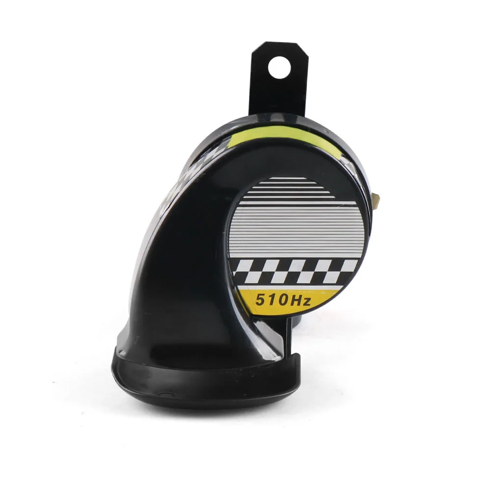 Firlar Superior Bass Horn 130 dB Snail Air Motorcycle Horn Siren Loud 510 Hz for Car Truck Motorbike