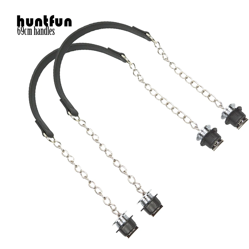 

2019 New 1 Pair Silver short screw single Chain Obag OT metal buckle colorful handles for Obag O Bag women shoulder Handbags